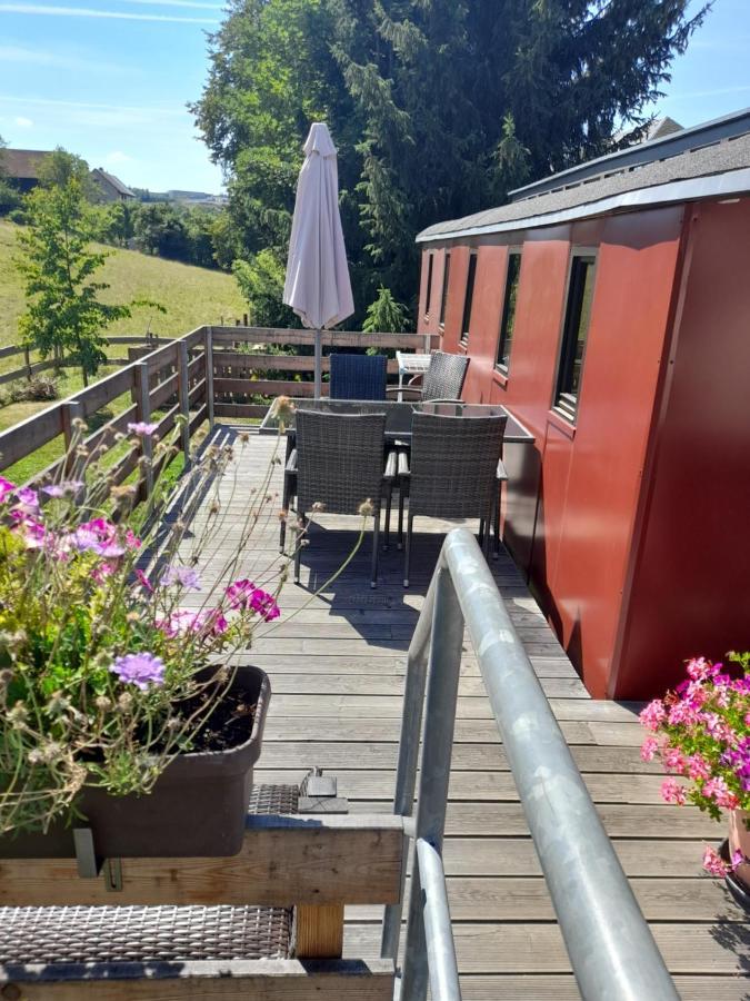 Eisenbahnromantik Im Urlaub Heinsdorfergrund 외부 사진